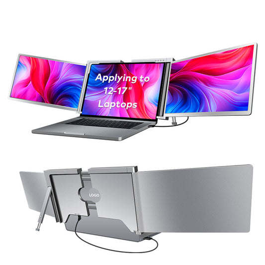 Portable monitor, single screen, dual screen, triple screen, portable display screen, notebook secondary screen
