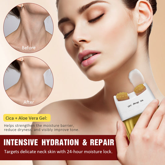 ikzee Neck Massage Cream Moisturizing Cream tightens the skin. The neck cream relaxes the neck, nourishes the skin and moisturizes it