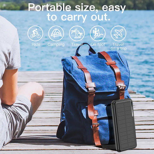 KUULAA 20000mAh Solar Power Bank with Fast Charging