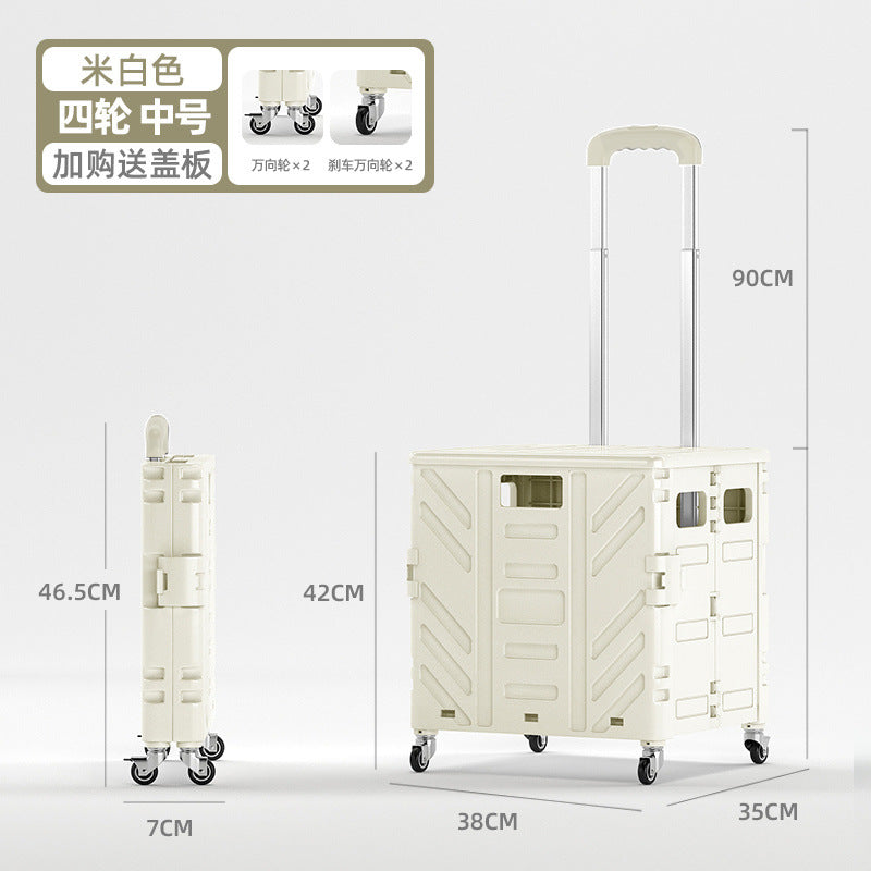 Household lightweight shopping cart, grocery cart, all trolley, trolley, driver's cart, all trailer, a perfect tool for setting up a stall and picking up parcels