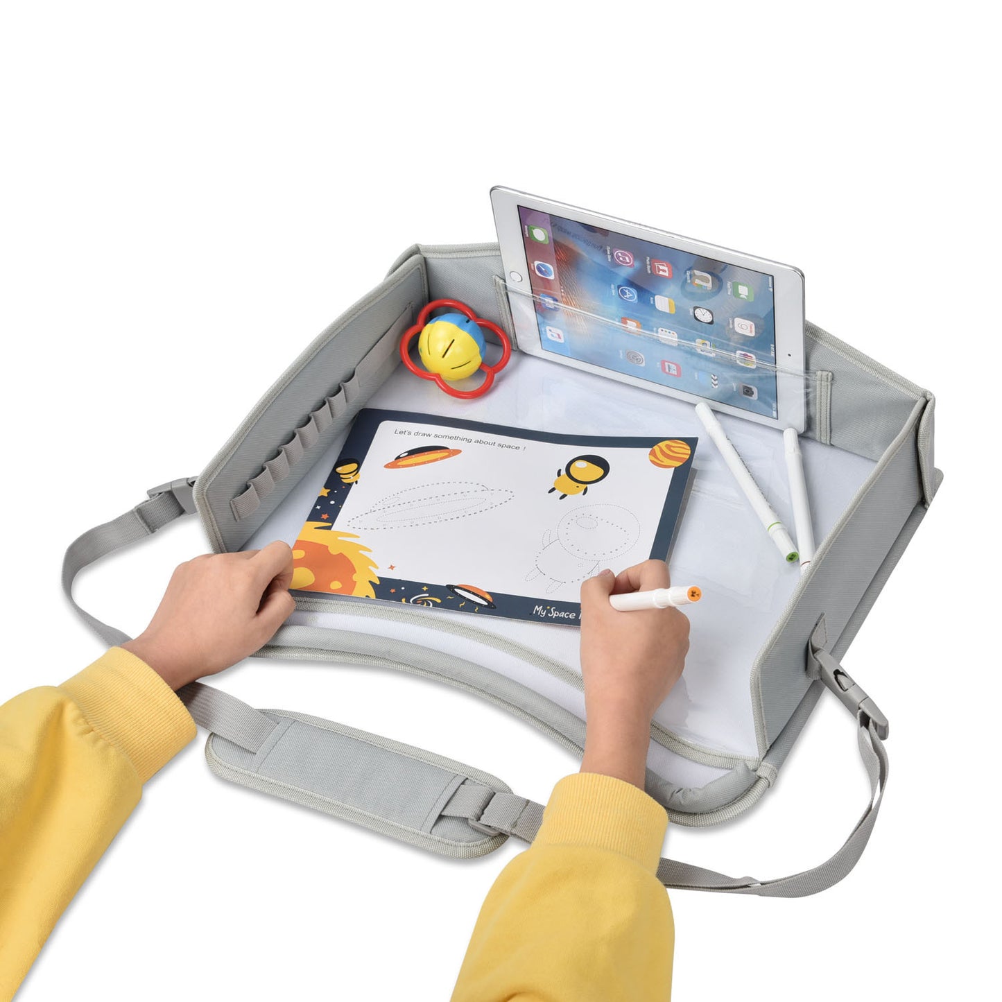 Large capacity children's toys car writing board tray car drawing board travel drawing board package simple