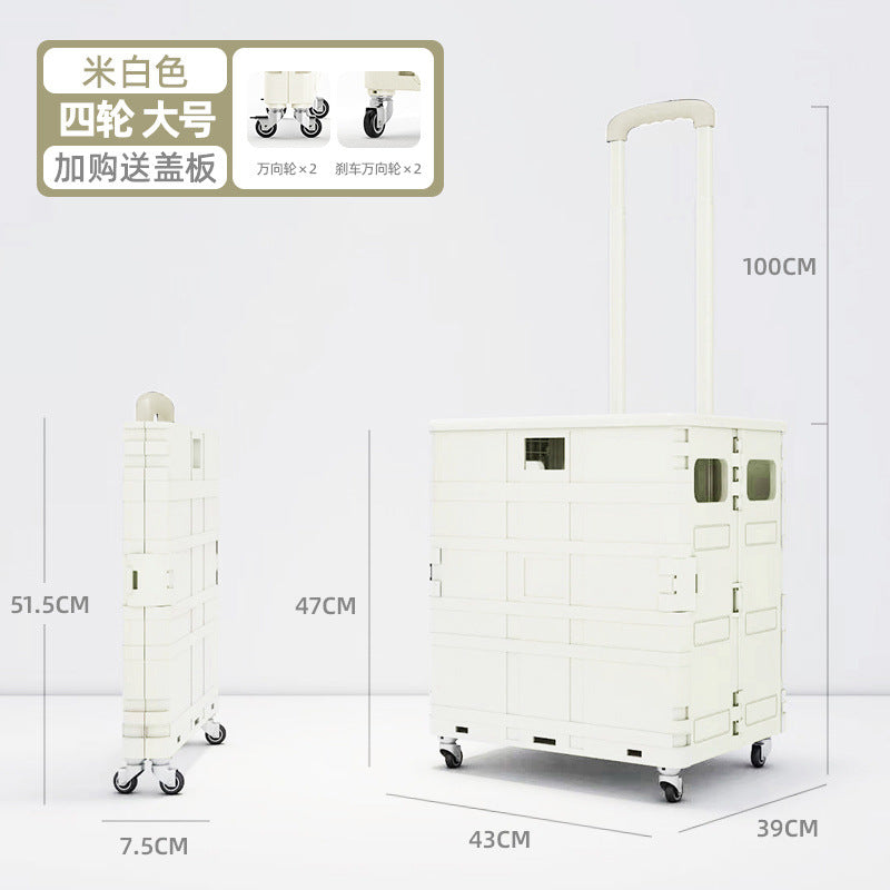 Household lightweight shopping cart, grocery cart, all trolley, trolley, driver's cart, all trailer, a perfect tool for setting up a stall and picking up parcels