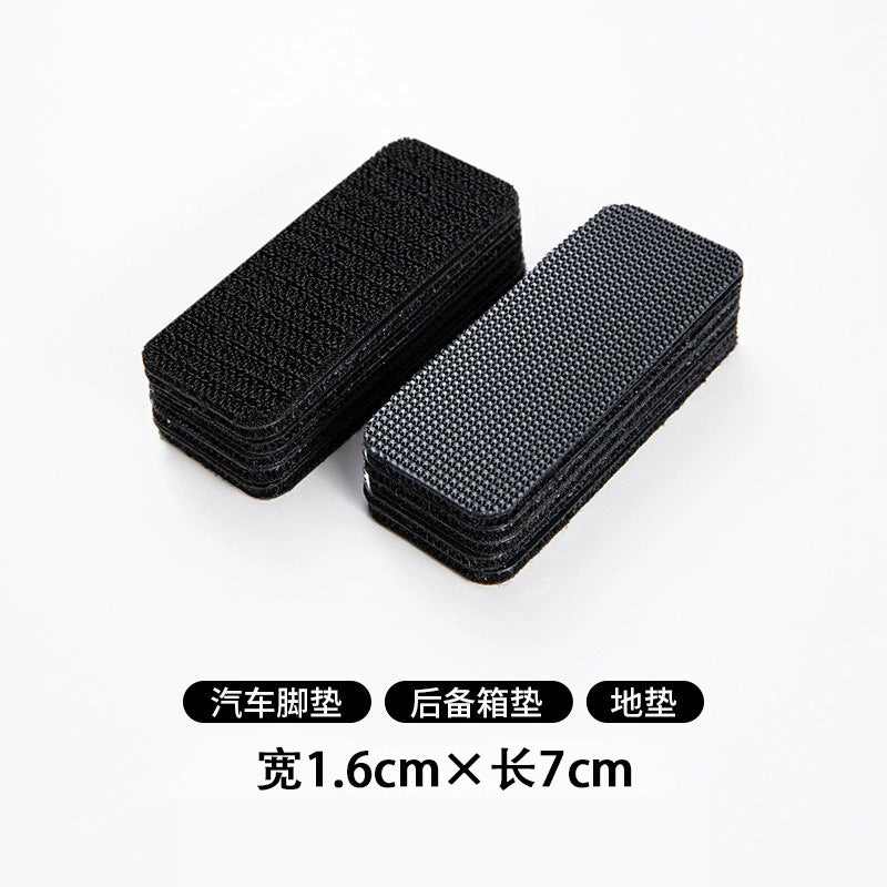 Car foot mat invisible fixed adhesive clamp non-slip high temperature double sided tape Velcro for cars
