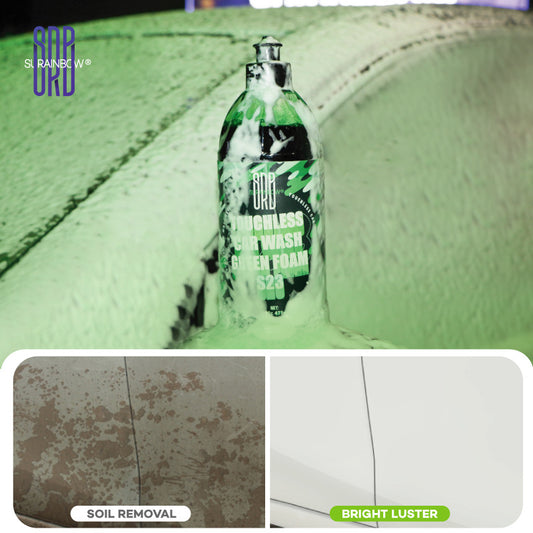 Concentrated foam pre-wash soil decomposer loose agent Glazing, brightening and decontaminating wax car wash liquid