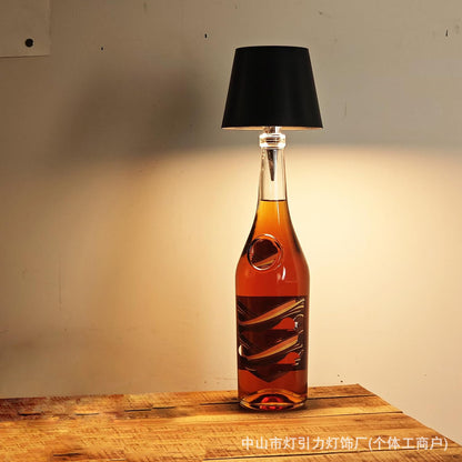 Recessed bottle decorative lamp bar Removable atmosphere light Restaurant Creative night light headlight
