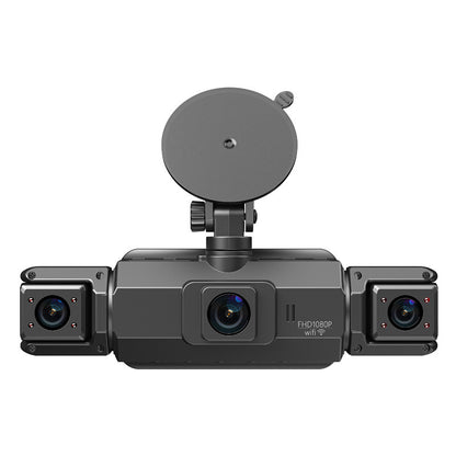 4G dashcam, high-definition 2K wide-angle starlight night vision, remote monitoring GPS