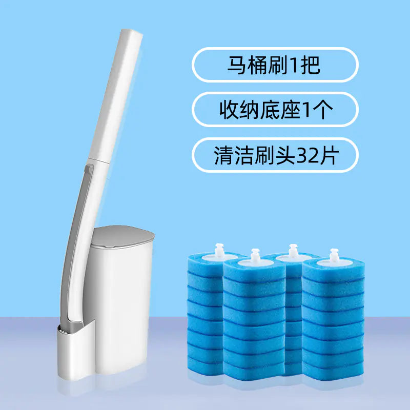 Disposable Toilet Brush Replacement Heads Set for Home