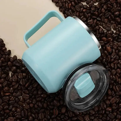 304 Stainless Steel Insulated Mug with Handle for Office