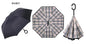 Creative Double Layer Inverted Umbrella with C-Handle