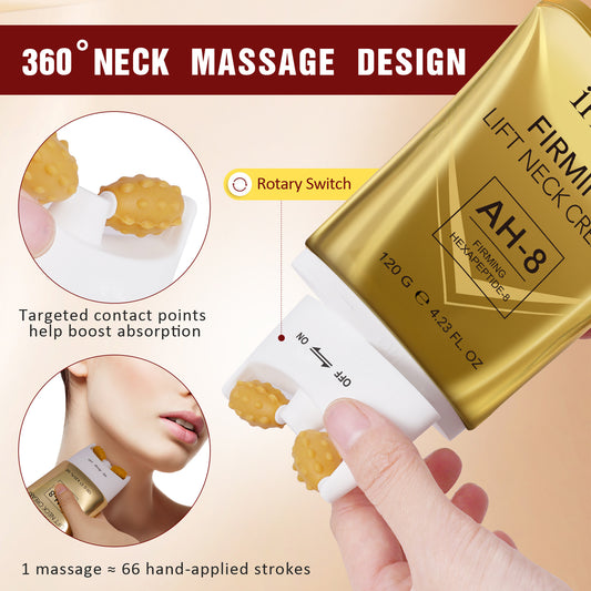 ikzee Neck Massage Cream Moisturizing Cream tightens the skin. The neck cream relaxes the neck, nourishes the skin and moisturizes it