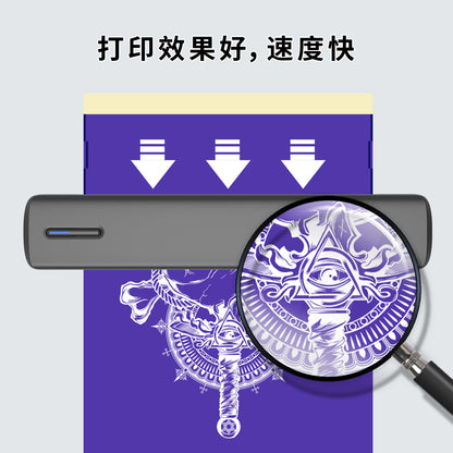 Mini thermal printer wirelessly can be connected to a mobile phone for printing. tattoo printer A4 tattoo printer