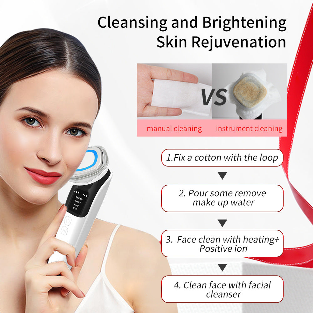 Beauty trument EMS Introduction trument Face massager Pulse micro current firming lift photon skin rejuvenation home