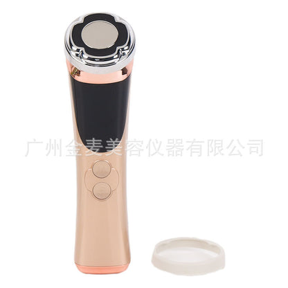 Ultrasonic beauty device, home facial electronic beauty device, massage microcurrent EMS introduction device
