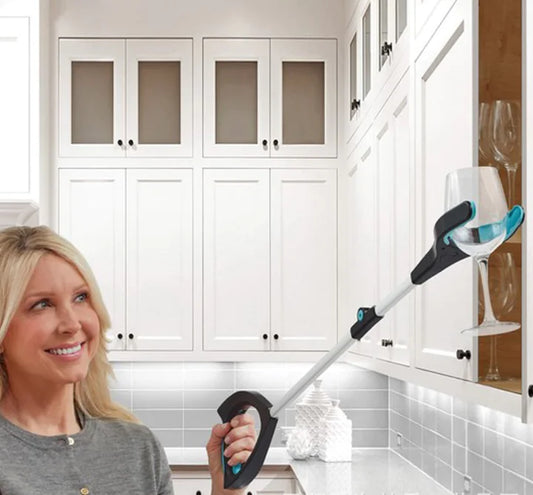 Litter Picker Tool with Wine Glass Clipper