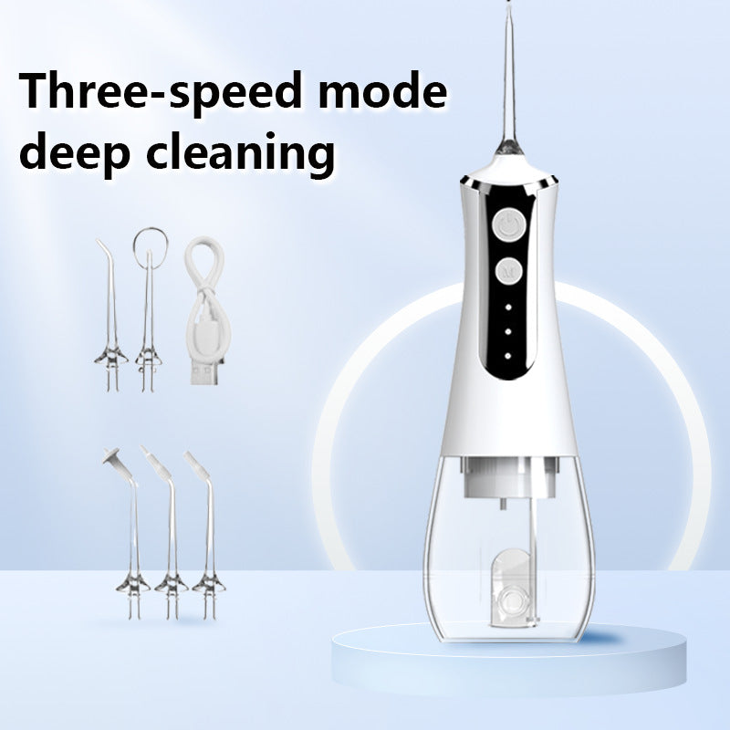 Portable household electric water sprayer, dental wire cleaner and oral care cleaner