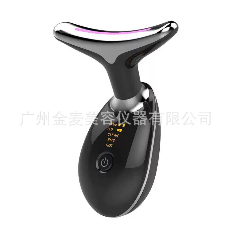 The neck beauty device, a vibration heat compress, is a V-face wonder, a photorejuvenation device for portable neck beauty