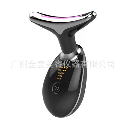 The neck beauty device, a vibration heat compress, is a V-face wonder, a photorejuvenation device for portable neck beauty