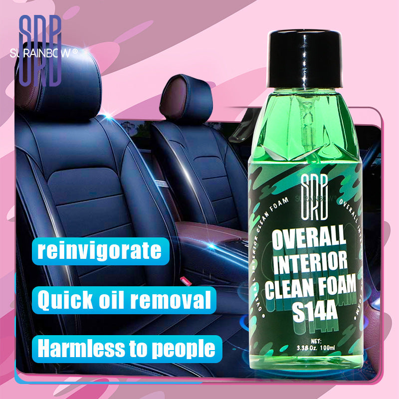 Foam interior cleaner Leather car seat interior ceiling decontamination cleaner Sanitizer