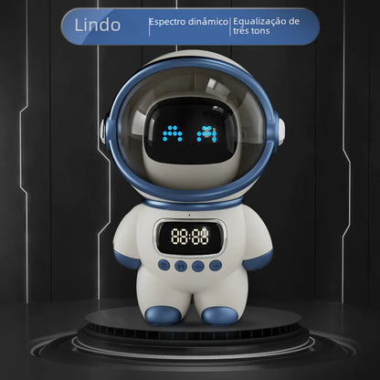 Bluetooth Smart AI Interactive Speaker Clock with Card Slot