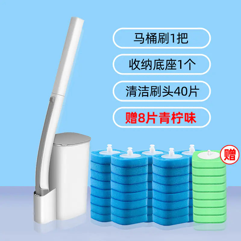 Disposable Toilet Brush Replacement Heads Set for Home