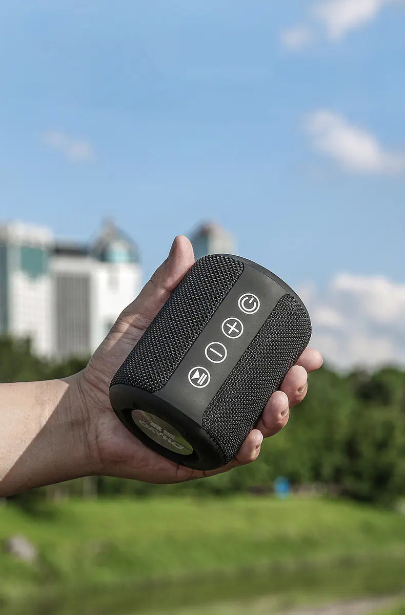 Portable Bluetooth Speaker, Outdoor Waterproof Mini Bass