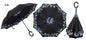 Creative Double Layer Inverted Umbrella with C-Handle