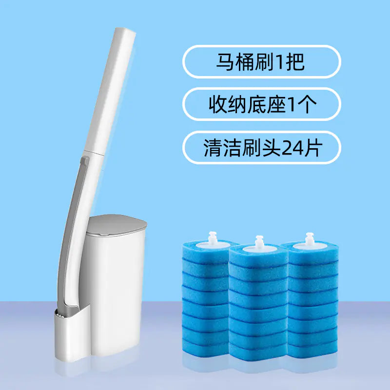 Disposable Toilet Brush Replacement Heads Set for Home